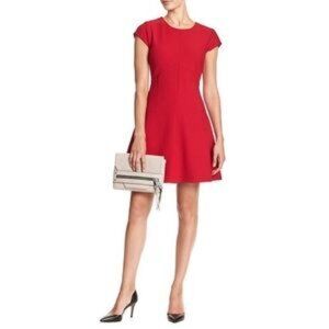 Banana Republic Pointe Knit Fit & Flare Dress